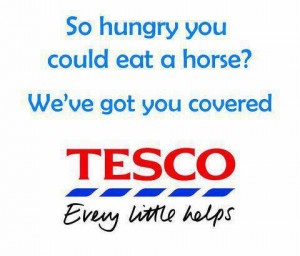 Tesco Horse Meat Burgers Funny Pic